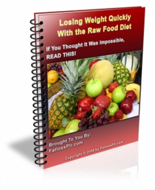 Product picture Discover How To Lose Weight Quickly With The Raw Food Diet!